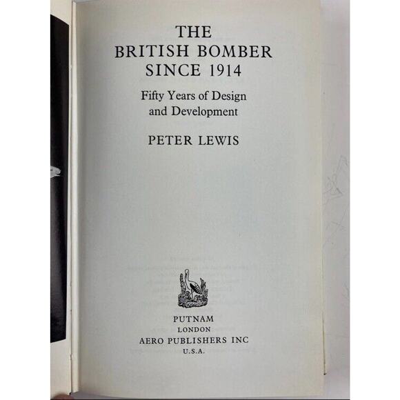 2 Books- The British Bomber & Fighter Peter Lewis 1914 1912 Printed UK Aircraft - Picture 4 of 11